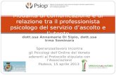 Dott.ssa Annamaria Di Sipio, dott.ssa Irma Seminara Speranzaallavoro incontra gli Psicologi dellOrdine del Veneto aderenti al Protocollo stipulato con.