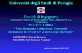 Università degli Studi di Perugia Facoltà di Ingegneria CORSO DI LAUREA IN INGEGNERIA PER LAMBIENTE E IL TERRITORIO TESI DI LAUREA Piani Energetici e Ambientali.