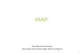 1 IRAP Facoltà di economia Seconda Università degli Studi di Napoli.