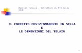 1 Massimo Tuccoli – Istruttore di MTB della SIMB IL CORRETTO POSIZIONAMENTO IN SELLA E LE DIMENSIONI DEL TELAIO.