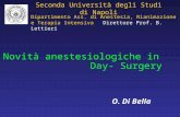 Seconda Università degli Studi di Napoli Novità anestesiologiche in Day- Surgery O. Di Bella Dipartimento Ass. di Anestesia, Rianimazione e Terapia Intensiva.