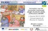 Incontro con le consulte nazionali degli studenti delle istituzioni AFAM LAquila 29.11.2012 Conservatorio di Musica A. Casella Alvaro Lopes Ferreira 1.