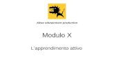 Modulo X Lapprendimento attivo Albez edutainment production.
