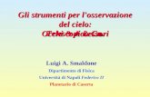 Gli strumenti per l'osservazione del cielo: Luigi A. Smaldone Dipartimento di Fisica Università di Napoli Federico II Planetario di Caserta Telescopi &