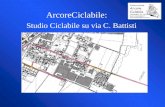 ArcoreCiclabile: Studio Ciclabile su via C. Battisti.