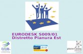 EURODESK S009/01 Distretto Pianura Est. La struttura Eurodesk Coordinamento Nazionale- Cagliari PLD - Pianoro ATE Punti Informativi Eurodesk Eurodesk