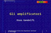 Amplificatori Laboratorio di Fisica dei dispositivi elettronici III°modulo1 Gli amplificatori Enzo Gandolfi.