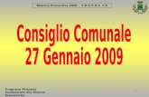 1 Pregnana Milanese Assessorato alle Risorse Economiche Bilancio Preventivo 2009 - P R O P O S T A.