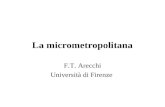 La micrometropolitana F.T. Arecchi Università di Firenze.