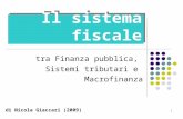 1 Il sistema fiscale tra Finanza pubblica, Sistemi tributari e Macrofinanza di Nicola Giaccari (2009)