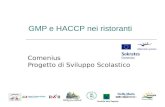 GMP e HACCP nei ristoranti Comenius Progetto di Sviluppo Scolastico Srednja šola Zagorje.
