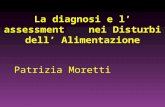 La diagnosi e l assessment nei Disturbi dell Alimentazione Patrizia Moretti.