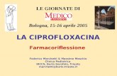 LE GIORNATE DI Bologna, 15-16 aprile 2005 LA CIPROFLOXACINA Farmacoriflessione Federico Marchetti & Massimo Maschio Clinica Pediatrica IRCCS, Burlo Garofolo,