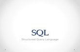 SQL Structured Query Language. Il linguaggio SQL è un linguaggio di interrogazione per database progettato per o leggere, o modificare o gestire dati.