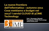 Dott. Giuseppe Mazzoli Presidente 3CiME Technology .