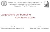 TUTOR Dott.ssa Francesca Santamaria AIF Dott.ssa Sara De Stefano Università degli studi di Napoli Federico II Scuola di Specializzazione in Pediatria Direttore: