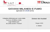 GIOVANI MILANESI E FUMO (giovani di 14-24 anni) Sintesi dei risultati Maggio 2009 S. 9085/C Indagine effettuata per conto della Sezione di Milano della.