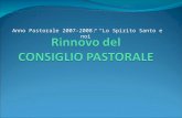 Anno Pastorale 2007-2008: Lo Spirito Santo e noi.