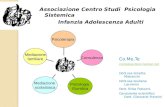 Associazione Centro Studi Psicologia Sistemica Infanzia Adolescenza Adulti Co.Me.Te cometear@cometear.net Dott.ssa Ginetta Matracchi Dott.ssa Giuliana.