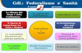 Federalismo e Sanità Federalismo e Sanità La riforma del Titolo V della Costituzione Le ragioni del Federalismo Federalismo e LEA Il riparto di competenze.