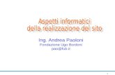 1 Ing. Andrea Paoloni Fondazione Ugo Bordoni pao@fub.it.