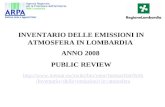 INVENTARIO DELLE EMISSIONI IN ATMOSFERA IN LOMBARDIA ANNO 2008 PUBLIC REVIEW  nventario+delle+emissioni+in+atmosfera.