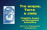 Tra acqua, Terra e cielo Progetto Acqua ed Educazione Scientifica allI.S.I.S. M.Buonarroti di Monfalcone.
