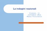 Firenze, 11 settembre 2012 Maria Piscitelli. Struttura del Quadro di riferimento di Italiano Competenze di padronanza linguistica Ambiti Testi Processi.