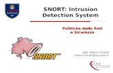 Dott. Marco Trivelli marco.trivelli@unicam.it SNORT: Intrusion Detection System Politiche delle Reti e Sicurezza.