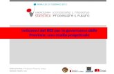 Indicatori del BES per la governance delle Province: uno studio progettuale Paola D'Andrea | Provincia di Pesaro e Urbino Stefania Taralli | Istat.