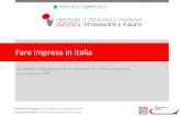 Fare impresa in Italia Gli indicatori Doing Business per la valutazione del contesto istituzionale in cui operano le PMI Serafino Pitingaro | Centro Studi.