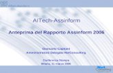 AITech-Assinform – Conferenza Stampa Anteprima dati Rapporto Assinform 2006 – 21 marzo 2006 – Slide 0 AITech-Assinform Anteprima del Rapporto Assinform.