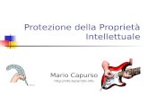 Protezione della Proprietà Intellettuale Mario Capurso .