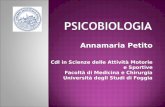 Annamaria Petito Cdl in Scienze delle Attività Motorie e Sportive Facoltà di Medicina e Chirurgia Università degli Studi di Foggia.