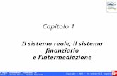 Economia degli intermediari finanziari 2e Loris Nadotti, Claudio Porzio, Daniele Previati Copyright © 2013 – The McGraw-Hill Companies srl Capitolo 1 Il.