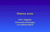 Diarrea acuta Prof. Zappulla Università di Bologna .
