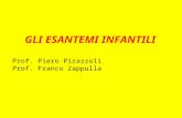 GLI ESANTEMI INFANTILI Prof. Piero Pirazzoli Prof. Franco Zappulla.