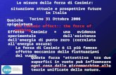 Le misure della forza di Casimir: situazione attuale e prospettive future in Italia Torino 31 Ottobre 2006 La forza di Casimir è il più famoso effetto.
