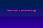 1 Introduzione al data warehousing. 2 In genere: abbondanza di dati ma anche abbondanza di ridondanza ed inconsistenza che non permette di utilizzare.