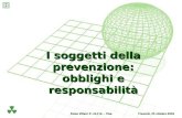 Paolo Villani © I.N.F.N. – Pisa I soggetti della prevenzione: obblighi e responsabilità Frascati, 25 ottobre 2004.