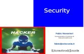 Security Fabio Navanteri Amministratore di sistema di Educazione&Scuola fabio@edscuola.it.