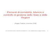 Prof. Domenico Nicolò - domenico.nicolo@unirc.it - Univ. Mediterranea di Reggio Calabria1 Elementi di contabilità, bilancio e controllo di gestione dello.
