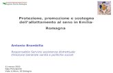 11 marzo 2010 Sala Polivalente Viale A.Moro, 52 Bologna Protezione, promozione e sostegno dellallattamento al seno in Emilia-Romagna Antonio Brambilla.