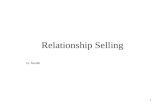 1 Relationship Selling G. Nardin. 2 La vendita relazionale Il relationship selling si concentra sulla costruzione di fiducia reciproca fra acquirente