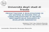 Università degli studi di Trieste PROGETTAZIONE E REALIZZAZIONE DI UN SISTEMA DI MISURA PER LA CARATTERIZZAZIONE DI INCENDI, DESTINATO ALLO SVILUPPO DI.