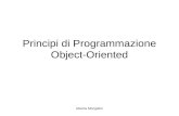 Marina Mongiello Principi di Programmazione Object-Oriented.