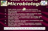 Microbiologia Cosa tratta la Microbiologia 1.Delle cellule viventi e di come esse lavorano 2.Dei microrganismi come organismi capaci di vita indipendente.