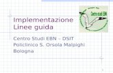 1 Implementazione Linee guida Centro Studi EBN – DSIT Policlinico S. Orsola Malpighi Bologna.