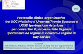 Protocollo clinico-organizzativo tra UOC Medicina dUrgenza/Pronto Soccorso e UOSD Ipertensione Arteriosa per convertire il percorso delle Urgenze Ipertensive.