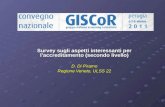 Survey sugli aspetti interessanti per laccreditamento (secondo livello) D. Di Piramo Regione Veneto, ULSS 22.